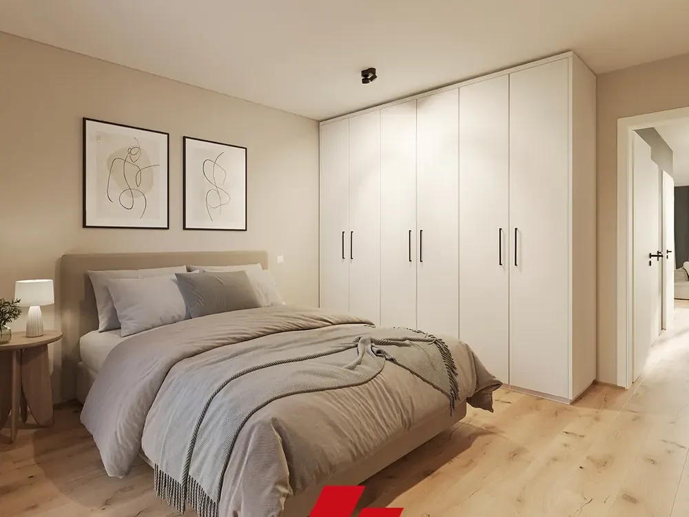 New Build First Occupancy: Exclusive and High-Quality Equipped 2-Room Apartment on the Raised Ground Floor - House C