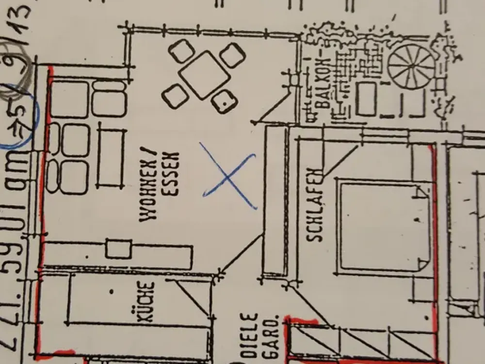 Helle, gepflegte zwei Zimmer Wohnung in Böblingen (Diezenhalde)