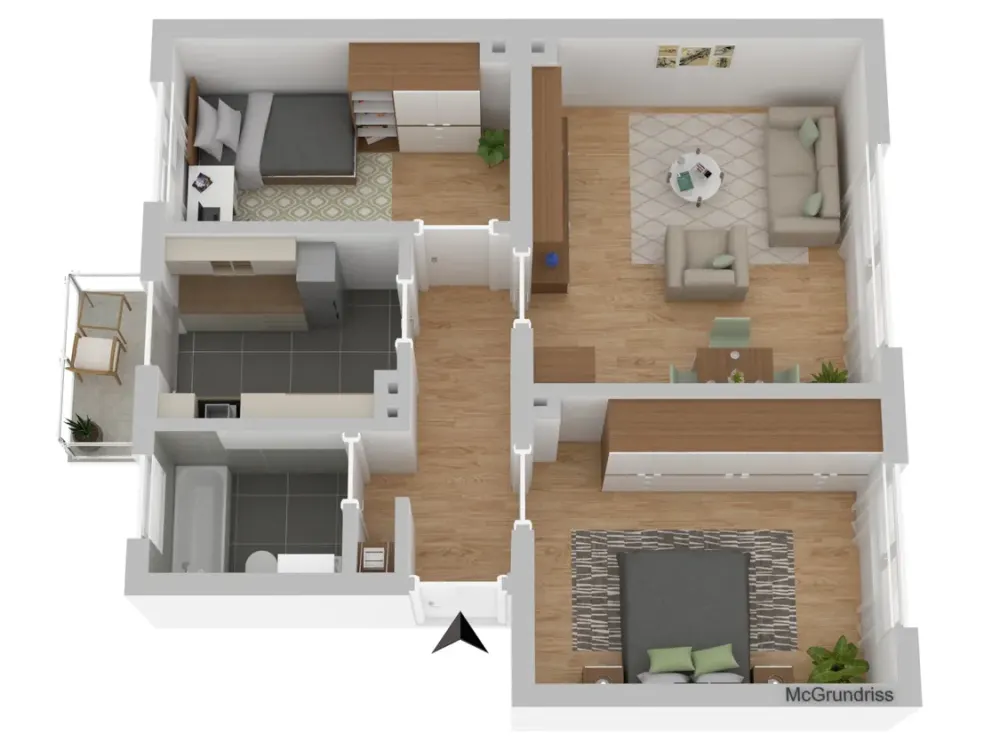 3-Zimmer-Wohnung im 1.OG. in Hagen-Wehringhausen