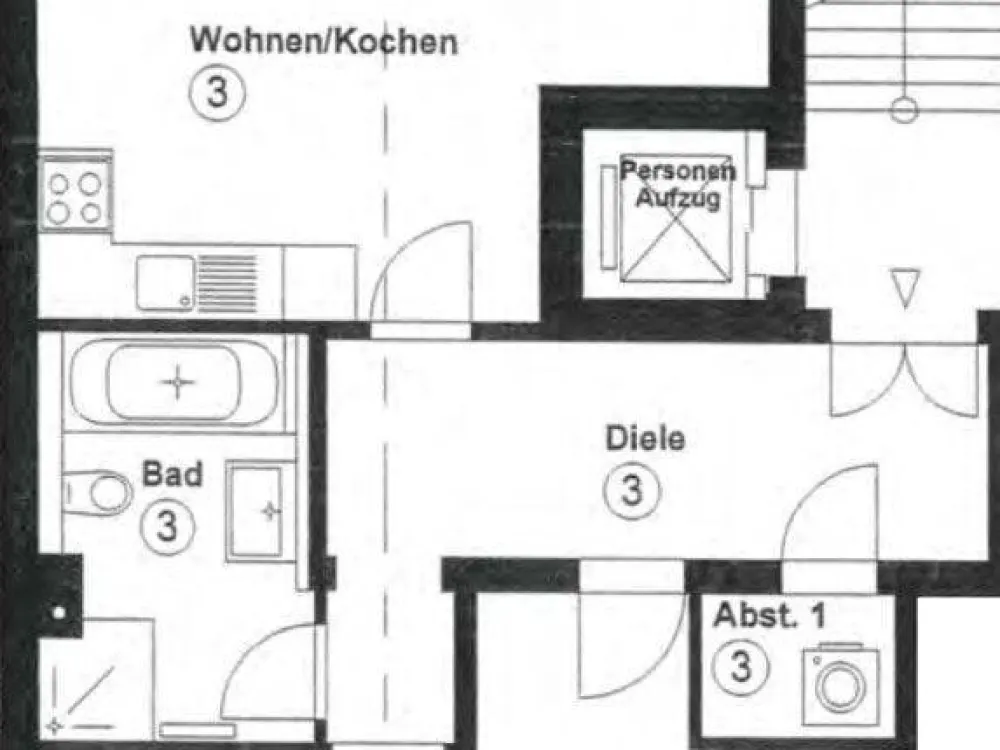 Traumhaft! + Lift + Parkett + Fußbodenheizung + Balkon + tolles Bad mit Wanne & Dusche + LED-Licht