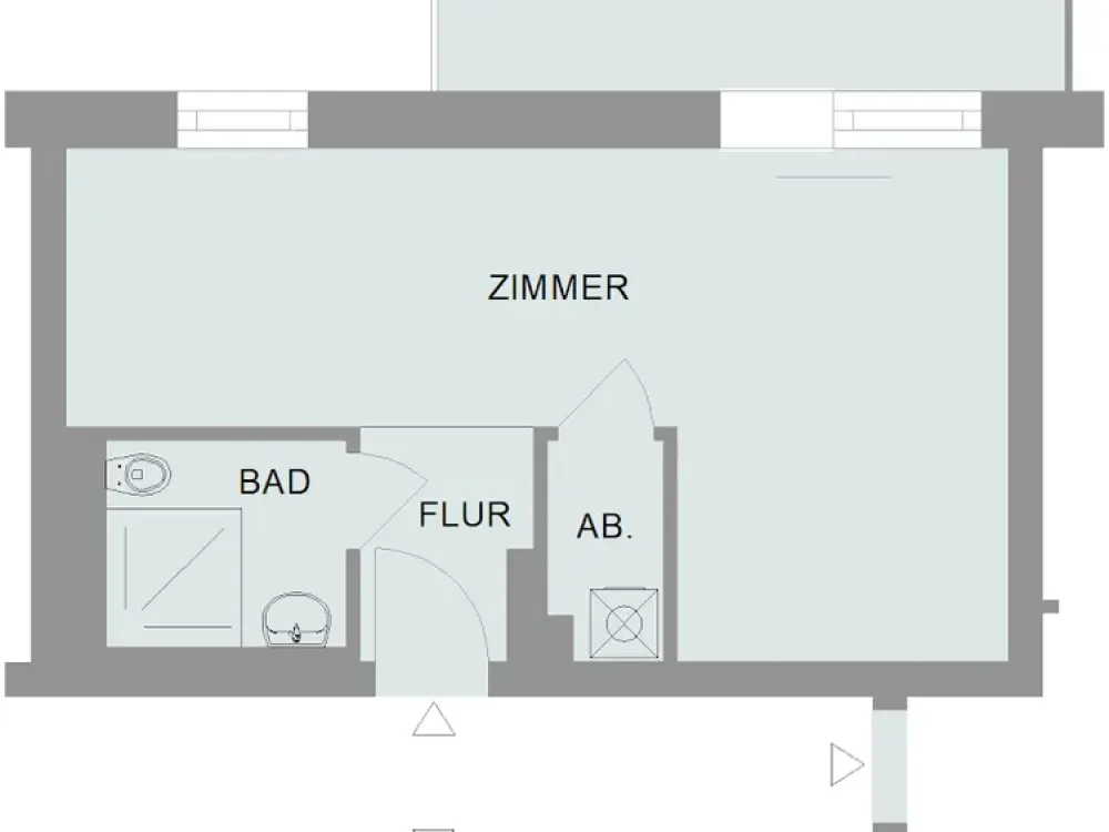 Ein-Zimmer-Neubauwohnung in Schwachhausen!