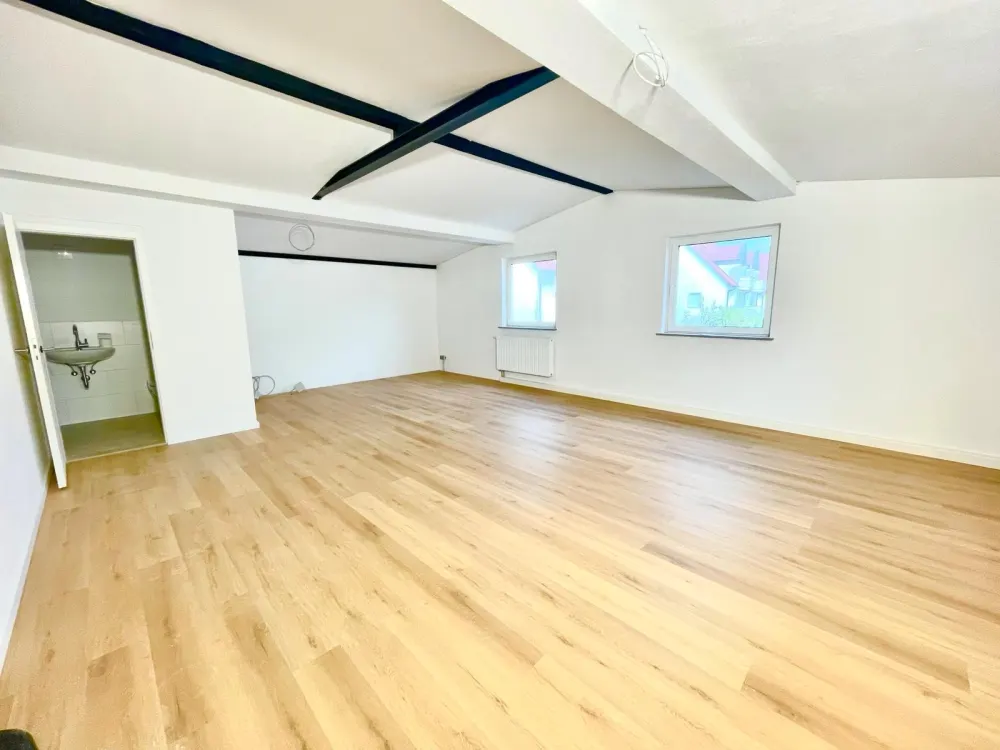 1-room apartment approx. 47sqm, bright, first occupancy 1st floor without elevator MM/Amendingen