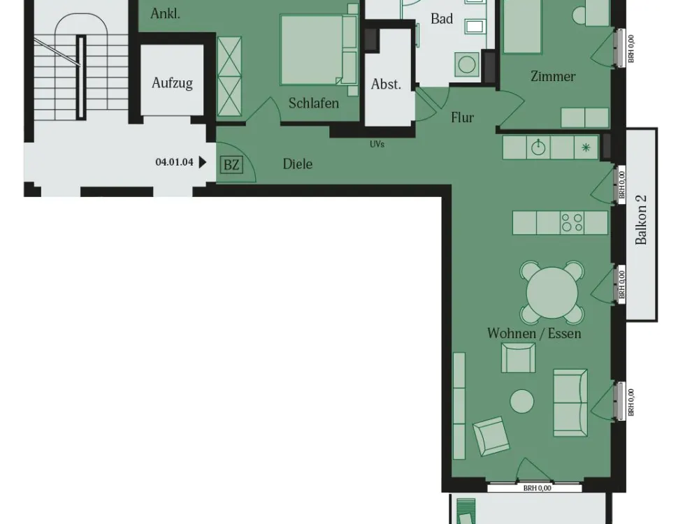 Traumwohnung mit gehobener Ausstattung! WE 04.01.04