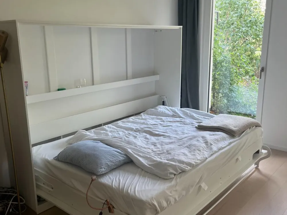 Vollmöblierte, helle 1-Zimmer-Wohnung mit Garten in Untergiesing