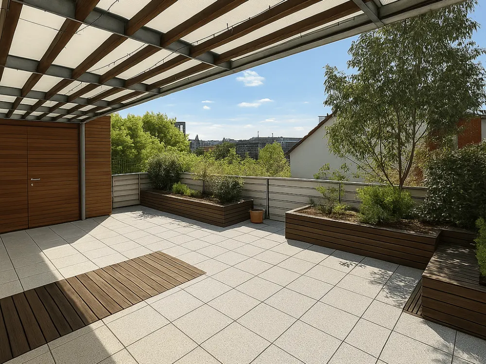 Großzügiges 221-m²-Penthouse in Düsseldorf-Lörick - 2 Dachterrassen, 2 TG-Stellplätze & Aufzug!