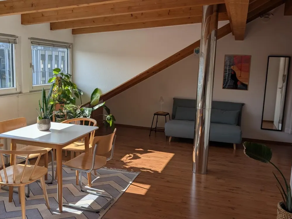 Lichtdurchflutete Wohnung, voll ausgestattet, Düsseldorf Zentrum