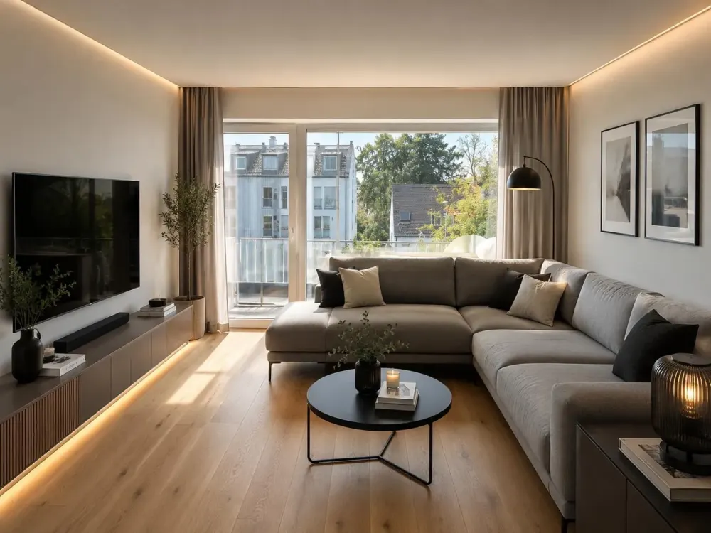 Newly Renovated 2-Room Apartment with Large Roof Terrace & 2 South-Facing Balconies, freshly renovated