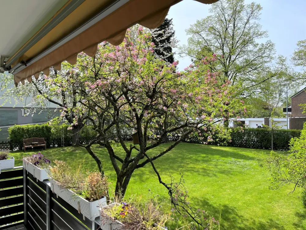 Helle Wohnung mit schönem Süd-West-Balkon sowie Parkett- bzw. neuen Vinylböden und Tageslichtbad