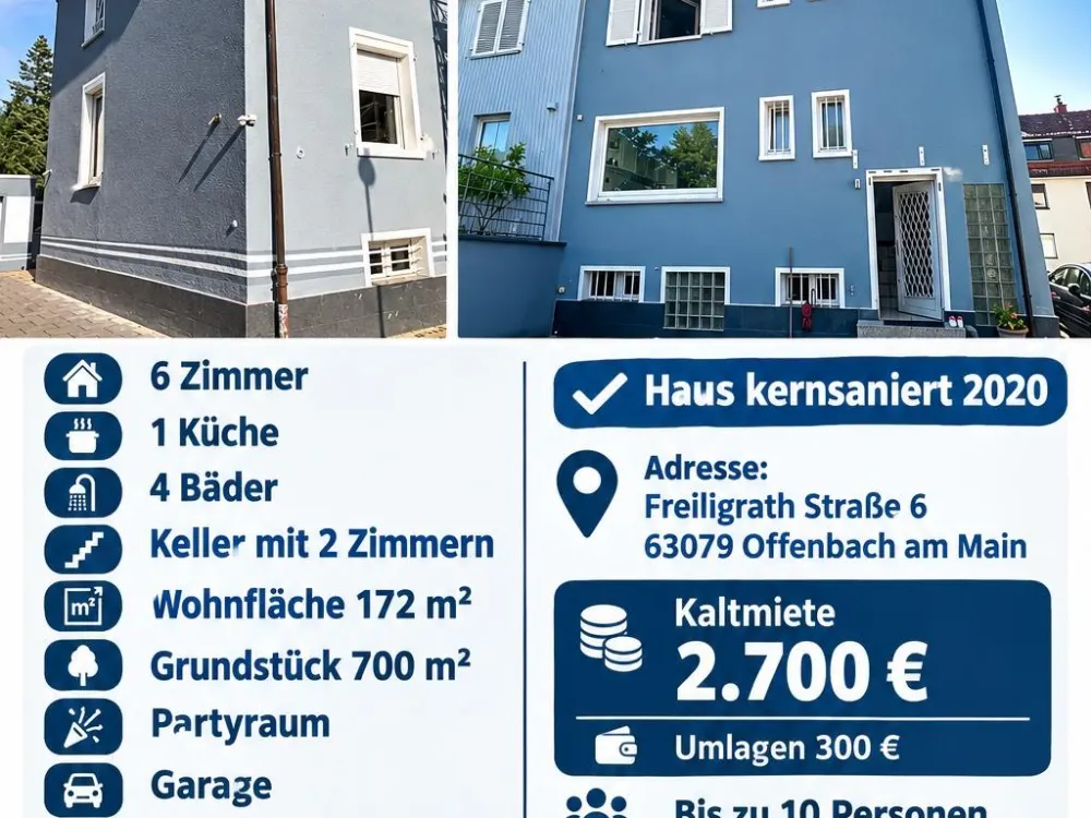 Haus in Offenbach zu vermieten