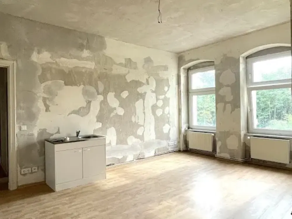 MB 16.09.-PV an PM 10.09.-1-Zimmerwohnung im Rohbau mit viel Gestaltungsspielraum