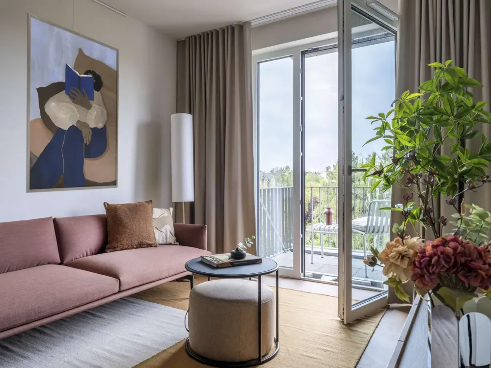 2-Room Standard with Exclusive Communal Areas: Padel Court, Fitness, Rooftop Terrace & More