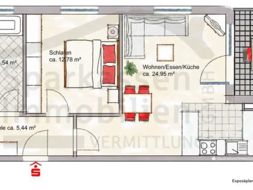 Erstbezug: stilvolle 2-Zimmer-Wohnung mit EBK und Balkon in München (Aubing-Lochhausen-Langwied)