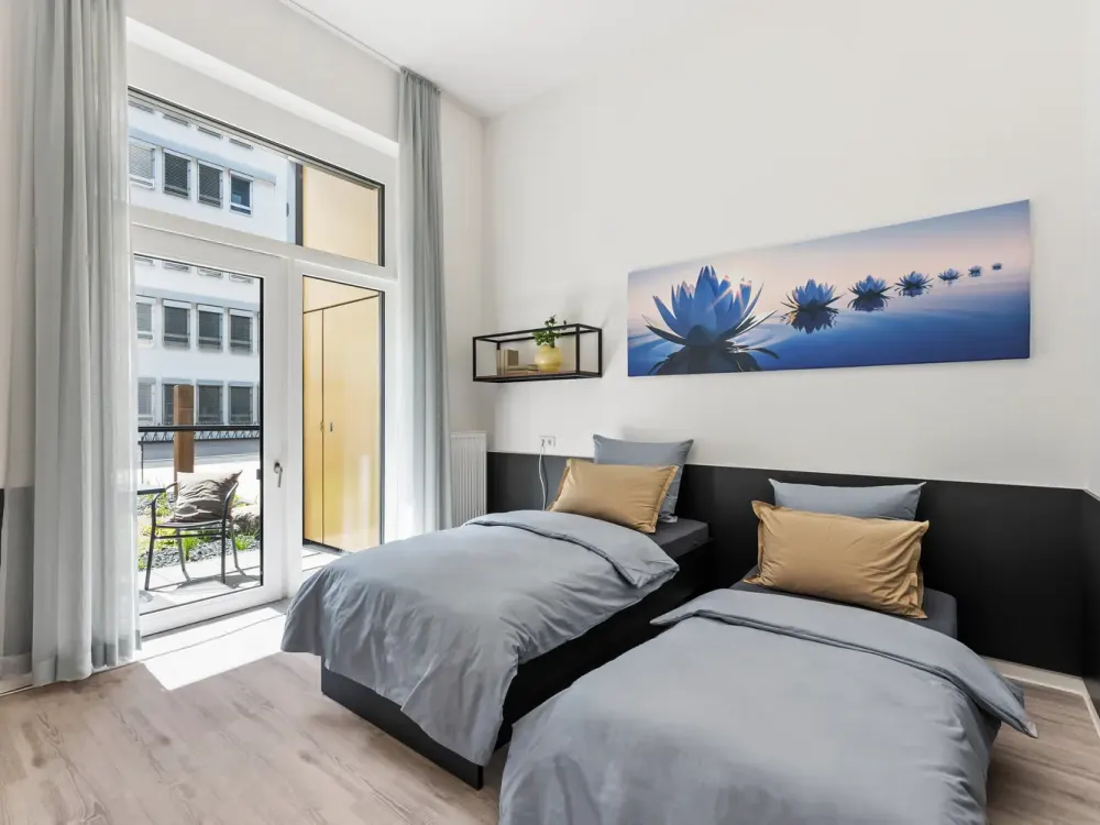 Furnished business apartment "Double-Suite" for two people to fall in love with !