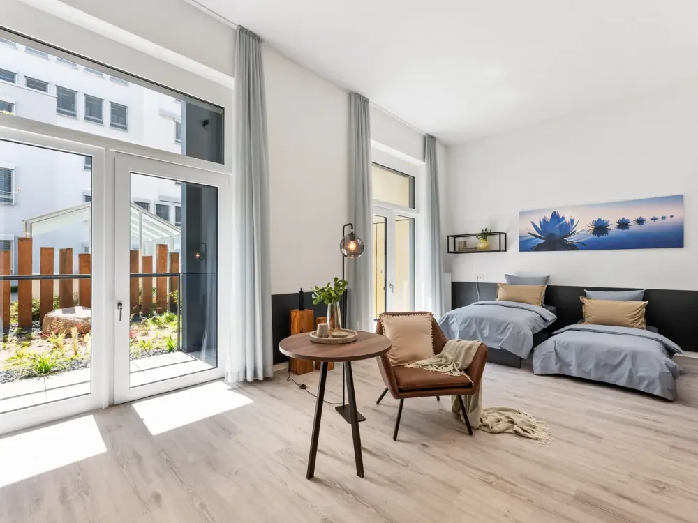 Furnished business apartment "Double-Suite" for two people to fall in love with !