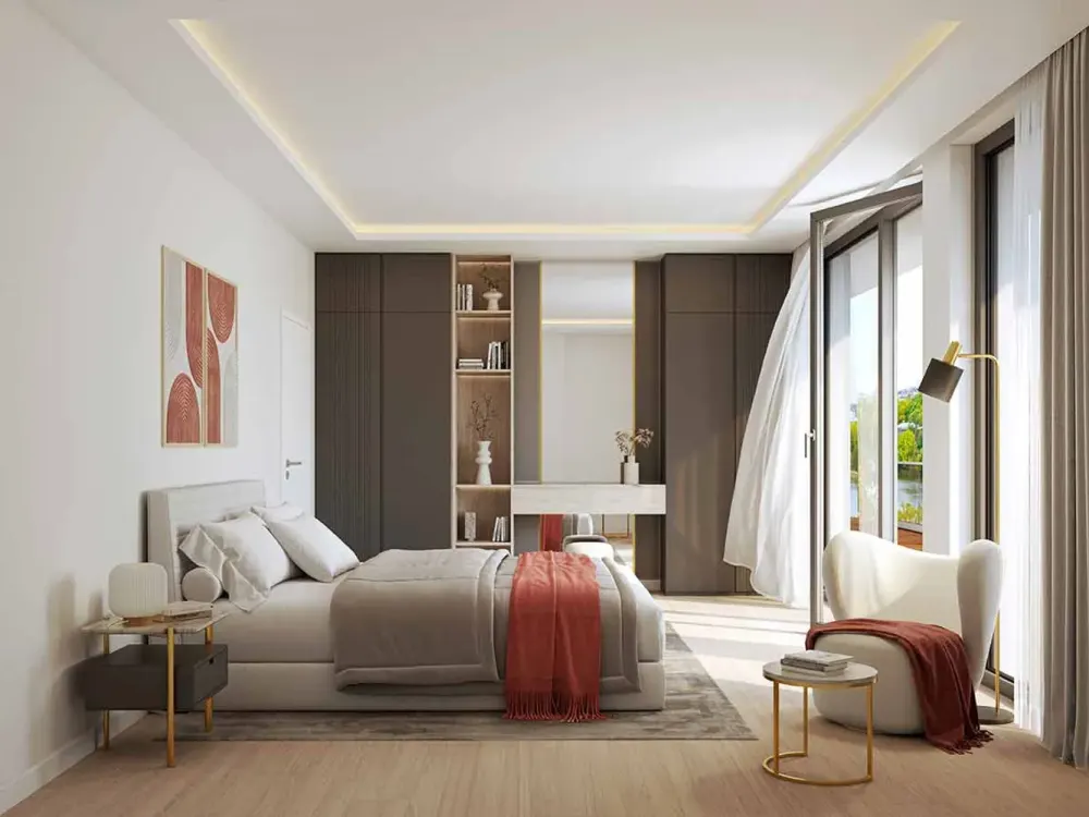 Luxuriöse 3-Zimmer-Wohnung in Villa Bellagio an der Dahme