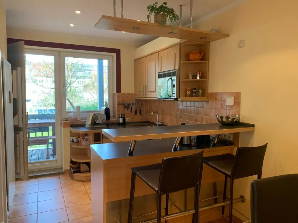 High-quality furnished 2-room apartment in the center of Warnemünde - available earliest from March 2027