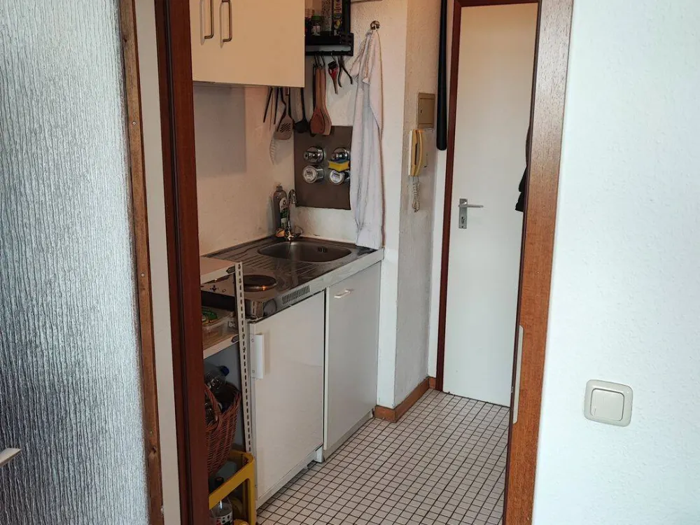 Above the City Roofs, 1-Room Apartment in Köln Ehrenfeld near City Center, Limited from Early November to End of January