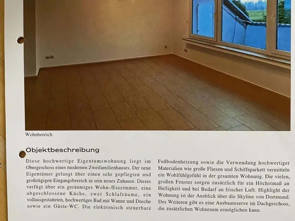 Alltagstaugliche 2-Zimmer-Wohnung in Dortmund Dorstfeld