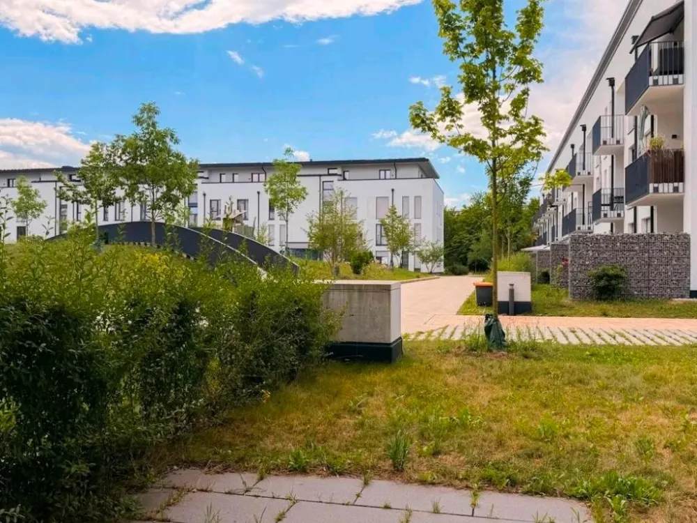 Barrierefreie 1-Zimmer-Wohnung Gartenwohnung in Haar