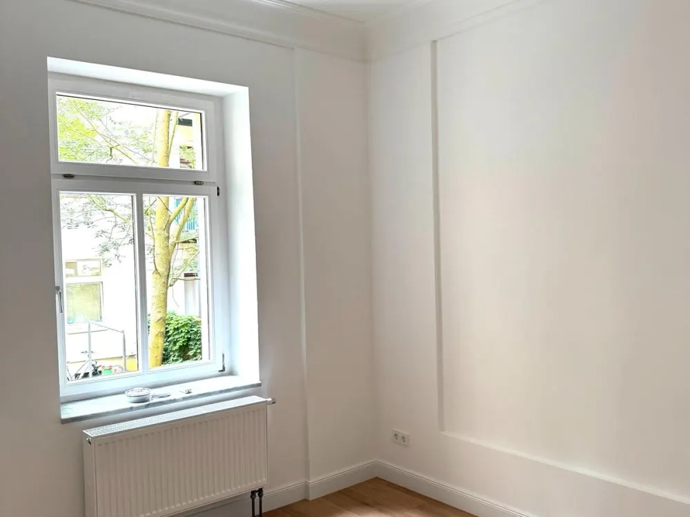 Frisch renovierte 2-Zimmer-Altbauwohnung mit Balkon in Gohlis-Süd