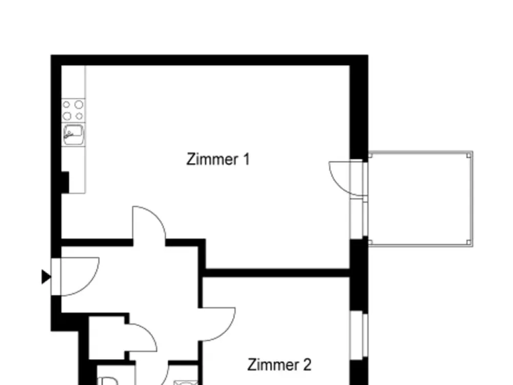 2-Zimmer Wohnung freifinanziert