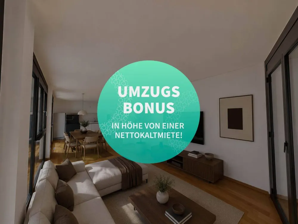 *Inkl. Umzugsbonus* Urbanes Wohnen: Lichtdurchflutete 3-Zimmer-Wohnung