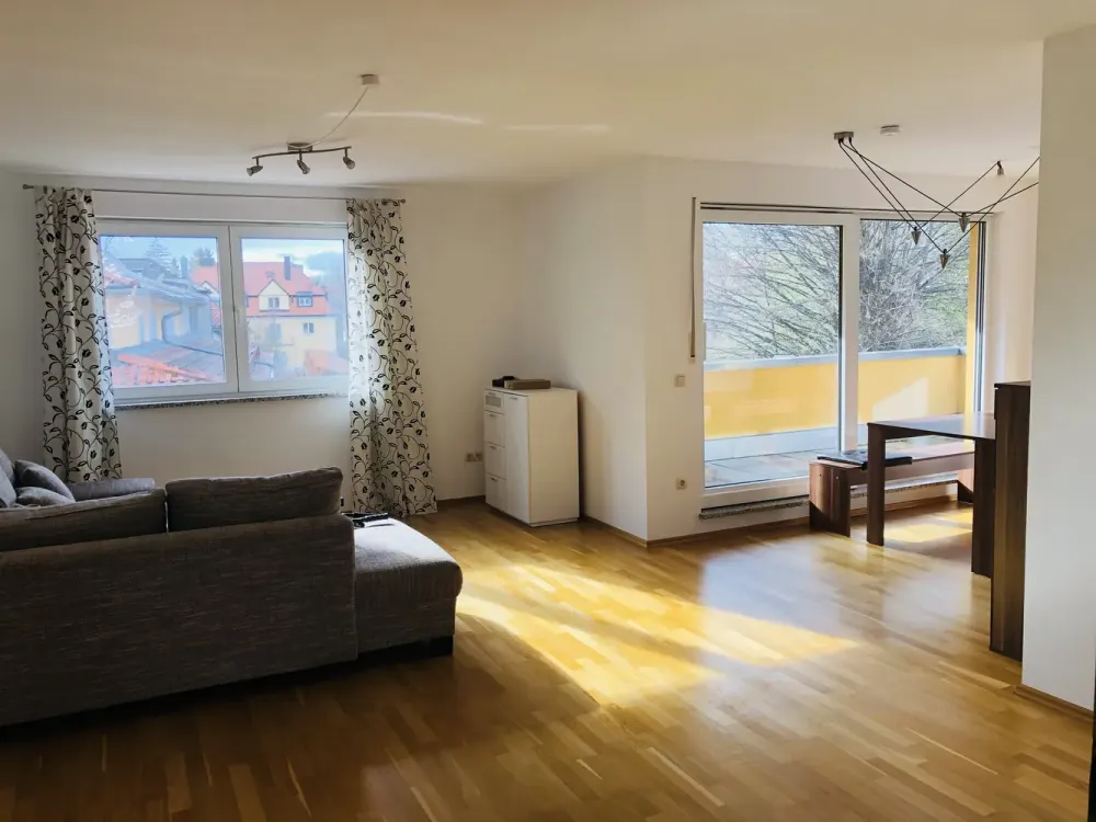 Bright, friendly 2.5-room attic apartment with terrace in upscale residential area Laim