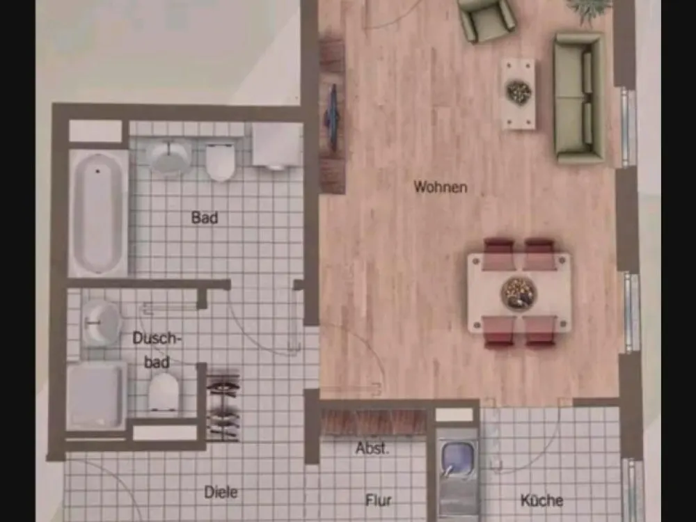 3 Zimmer Wohnung zur Miete