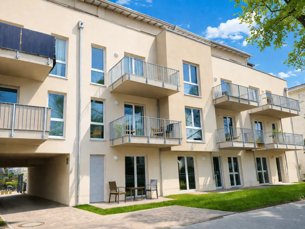 Hochwertige 2-Zimmer Wohnung im EG mit TERRASSE und EBK im Weißenseer Neubauquartier