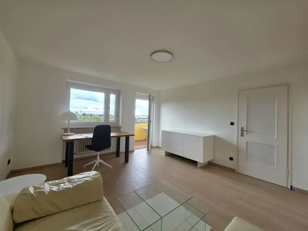 Möblierte 2-Zimmer-Wohnung, ca. 50 m², Südbalkon, frisch renoviert, Nähe BMW FIZ