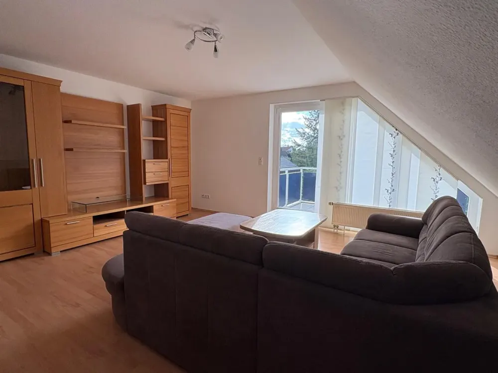 Furnished & Immediately Available: 3 Rooms, 2 Balconies and 2 Bathrooms in a Quiet Location by the Forest Edge.