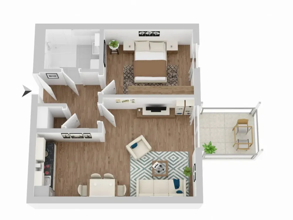 2-Zimmer Wohnung WBS bis 140
