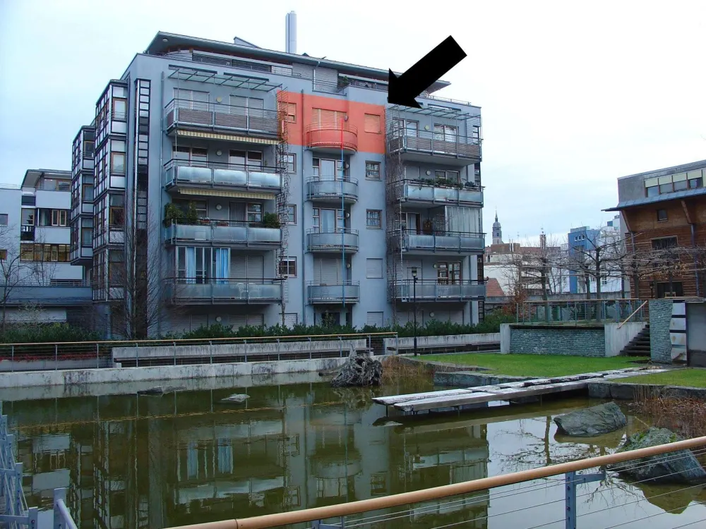 Sehr schöne und ruhige 1 Zimmer Wohnung zentral in Böblingen