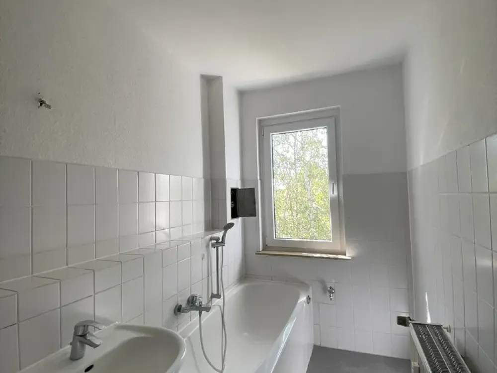 Wohlfühlen im Leipziger Umland - Gut geschnittene 2-Raum-Wohnung in Mölbis