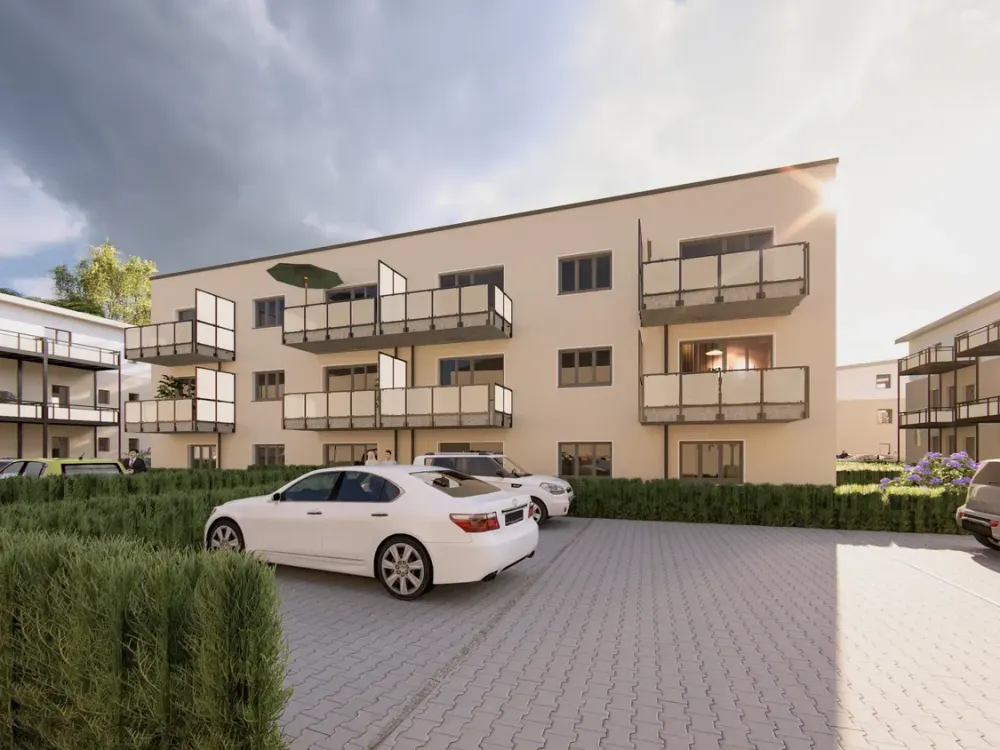 bezugsfertiger Neubau - 4-Zimmer-OG. Wohnung mit Balkon, barrierearm