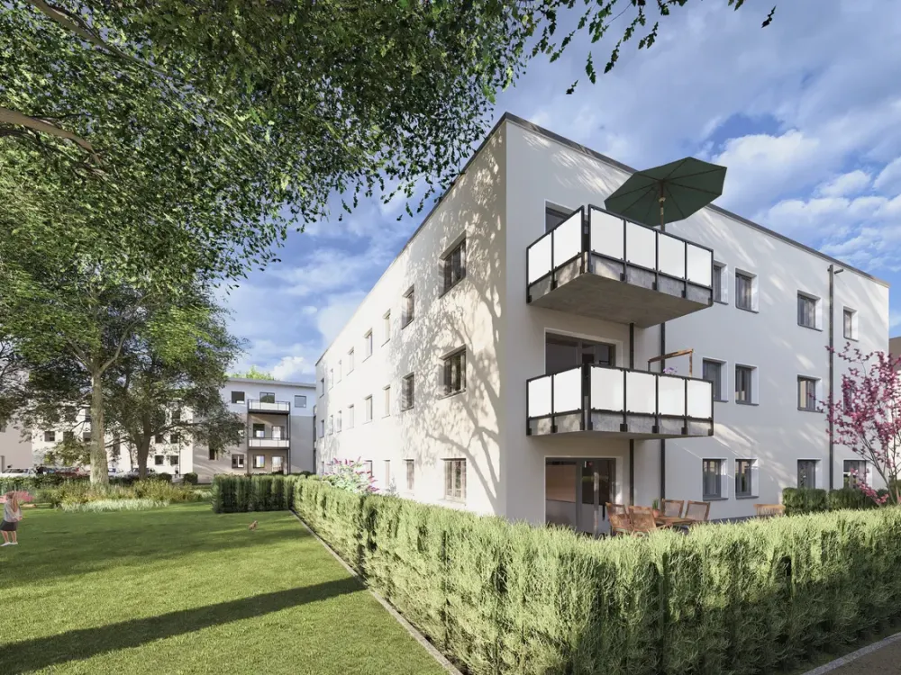 bezugsfertiger Neubau - 4-Zimmer-OG. Wohnung mit Balkon, barrierearm