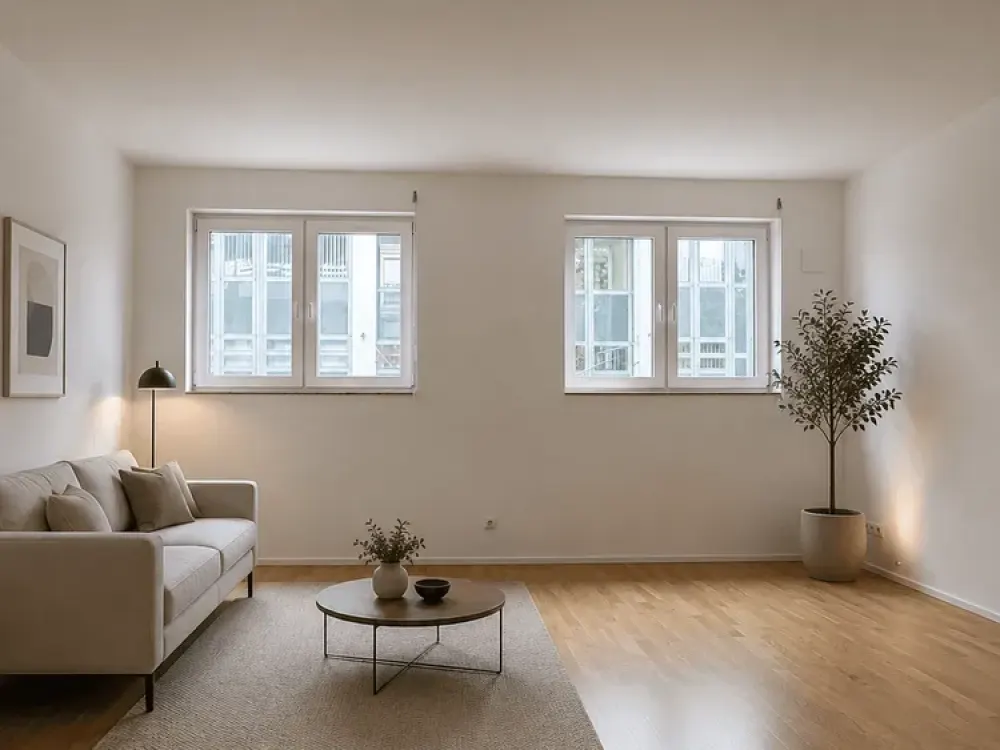 3 Monate kaltmietfrei wohnen, Moderne 4-Raum-Maisonette mit Terrasse, Einbauküche & Sauna