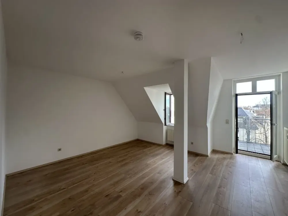 Helle Dachgeschosswohnung mit Balkon im Leipziger Zentrum