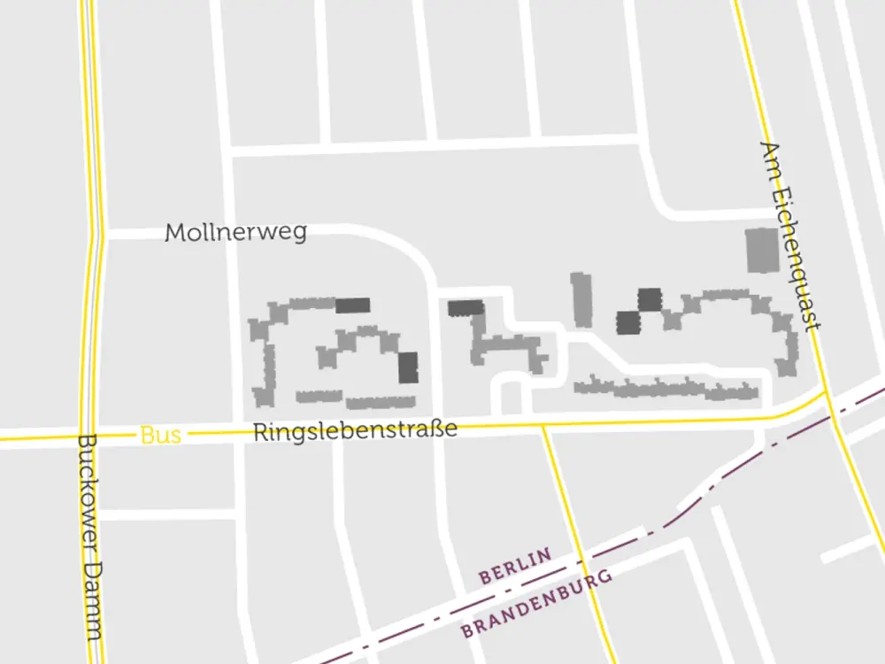 Moderne Wohnung mit Dusche im Grünen