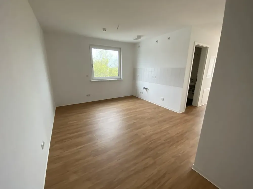Moderne Wohnung mit Dusche im Grünen