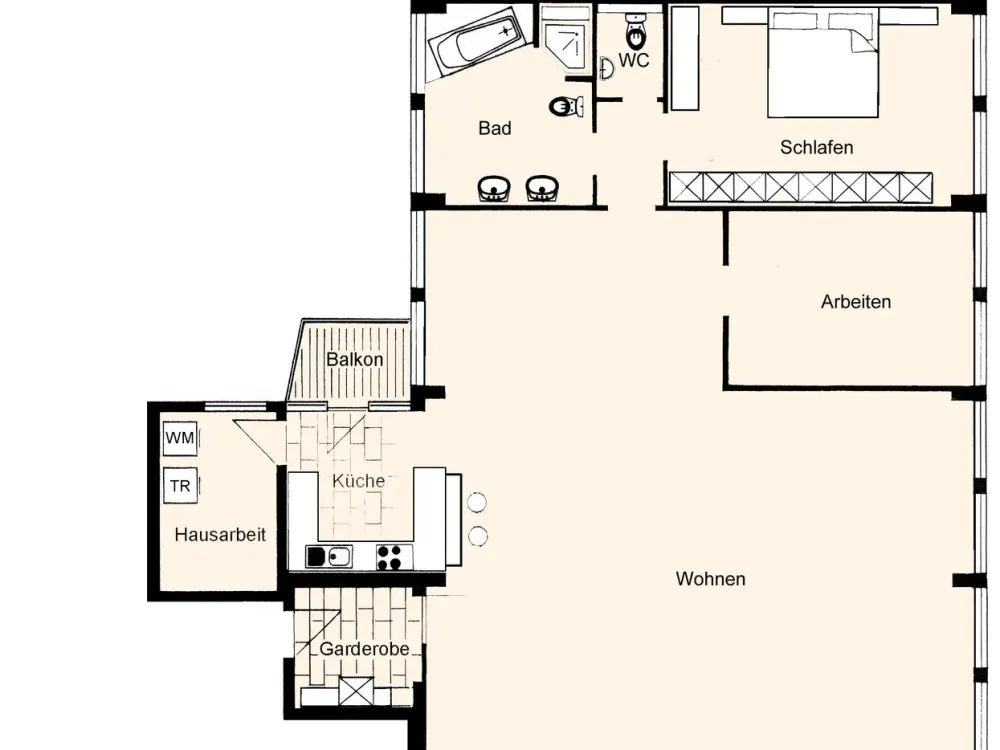 Stuttgart West - Unikat mit Loft-Charakter