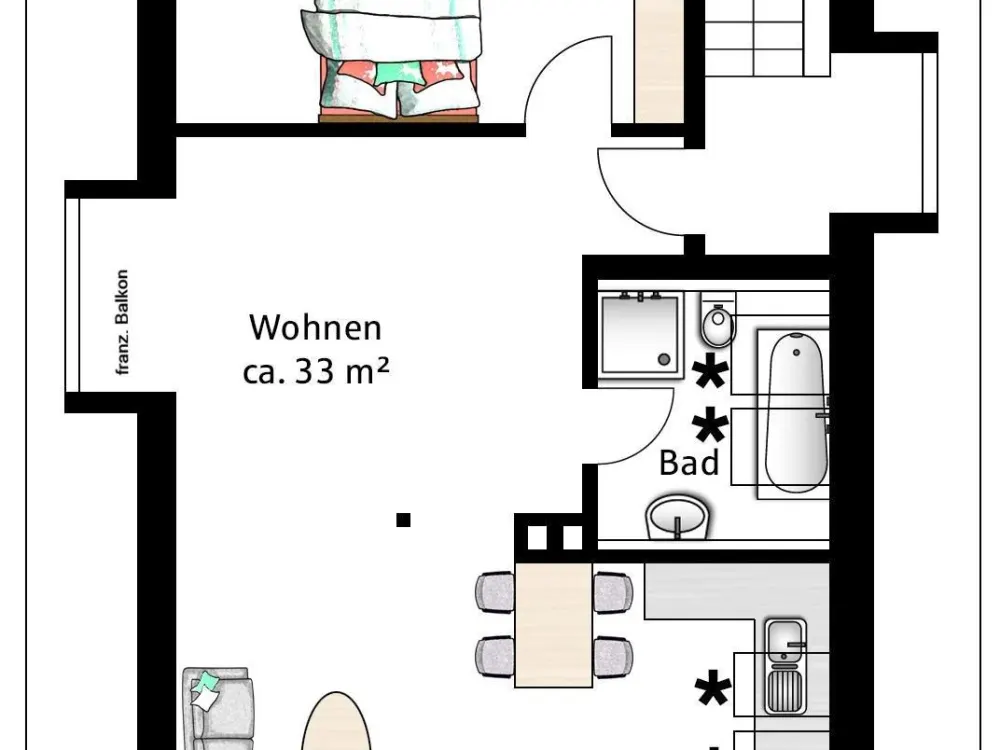 Wohnung (möbliert) in München Nord // FURNISHED apartment