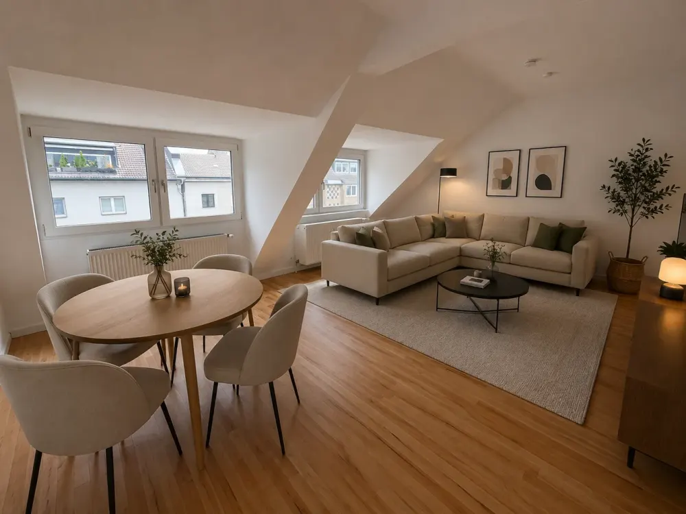 Zentral gelegen: Gemütliche und helle Dachgeschosswohnung