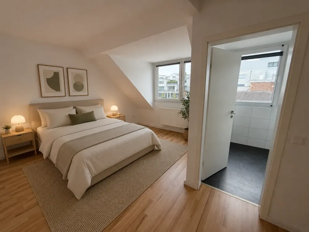 Zentral gelegen: Gemütliche und helle Dachgeschosswohnung