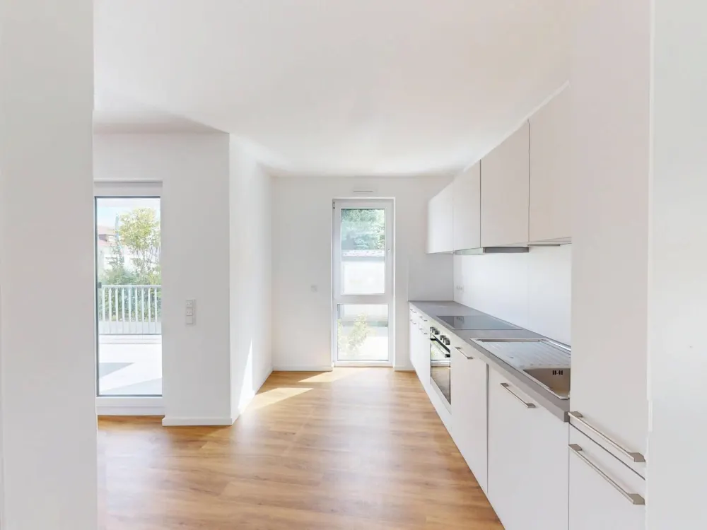 Lichtdurchflutete 3-Zimmer-Wohnung mit EINBAUKÜCHE, BALKON und 2 Bädern