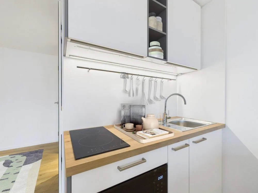Dein Start in den Sommer: Möbliertes & helles Apartment direkt am Campus Riedberg | Maxi Bude