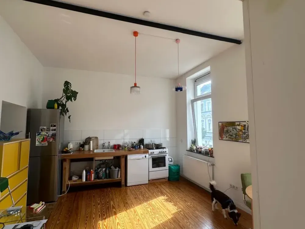Schöne sanierte Altbauwohnung, 2,5-Zimmer, Terrasse