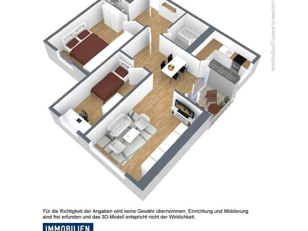 3-Zimmer-Wohnung in Monheim am Rhein Berliner Viertel