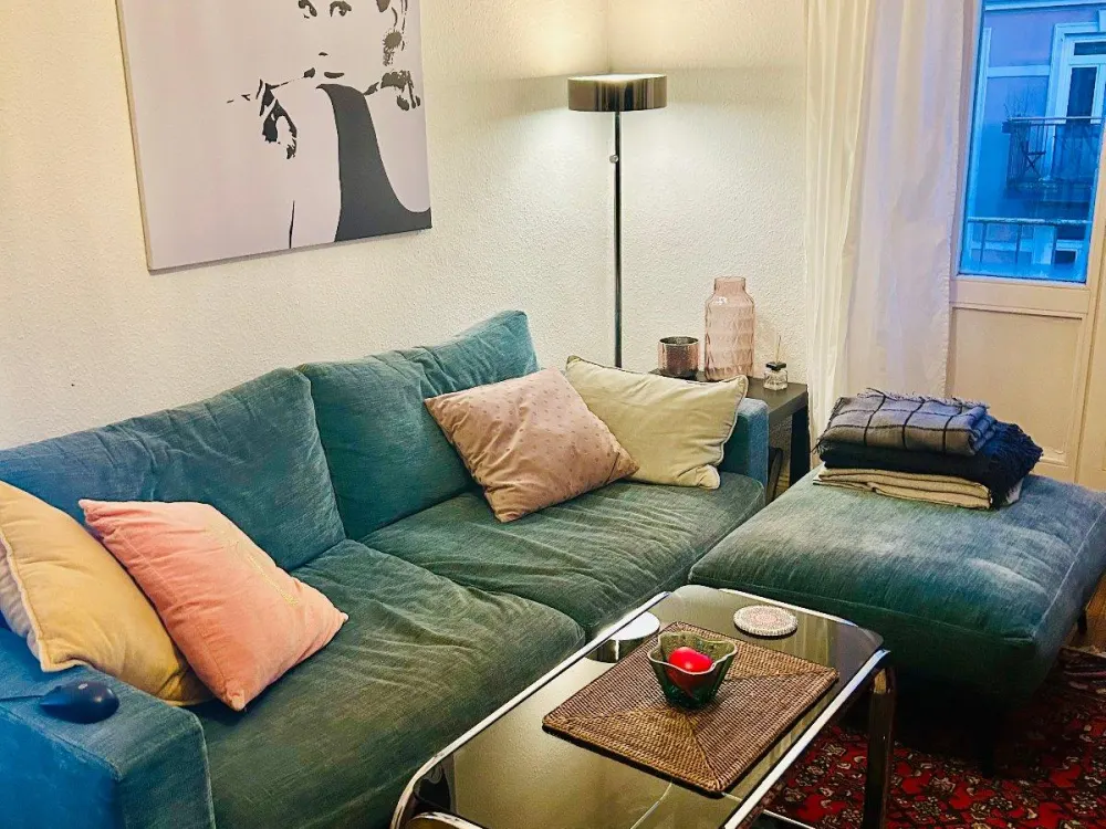 Über den Dächern von Eimsbüttel: möbl 2-Zi-Wohnung, Südbalkon