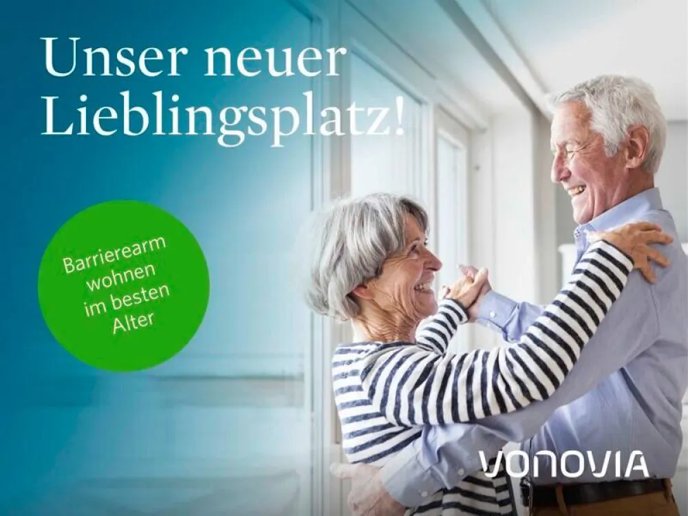 Nur für Senioren, schicke 2-Zimmer-Wohnung mit Terrasse
